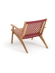 La Redoute Intérieurs Beige Red Balia Low Garden Armchair - Image 3 of 5