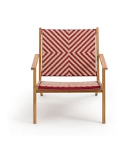 La Redoute Intérieurs Beige Red Balia Low Garden Armchair - Image 4 of 5