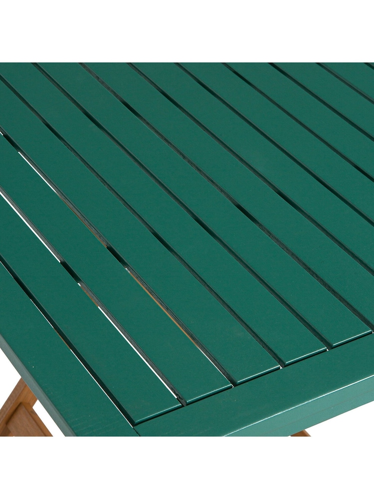 La Redoute Intérieurs 3 Piece Green Eucalyptus Dudena Acacia Garden Furniture Set - Image 6 of 6