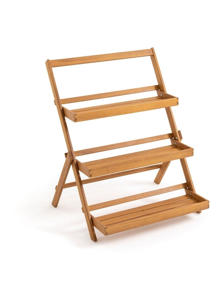 La Redoute Intérieurs Acacia Wassif Folding Garden Shelving Unit - Image 2 of 6