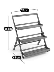 La Redoute Intérieurs Acacia Wassif Folding Garden Shelving Unit - Image 6 of 6