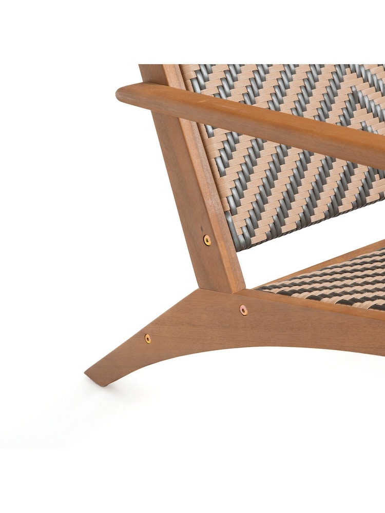 La Redoute Intérieurs Black Balia Low Garden Armchair - Image 2 of 5
