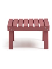 La Redoute Intérieurs Terracotta Zeda Acacia Footrest and Side Table for Garden and Patio - Image 3 of 6