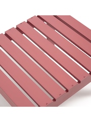 La Redoute Intérieurs Terracotta Zeda Acacia Footrest and Side Table for Garden and Patio - Image 5 of 6