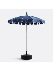 La Redoute Intérieurs Royal Blue Avita Marquee Style Parasol - Image 2 of 6