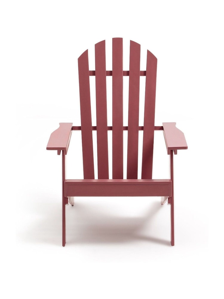 La Redoute Intérieurs Terracotta Zeda Adirondack Style Garden Armchair - Image 2 of 6 La Redoute Intérieurs Terracotta Zeda Adirondack Style Garden Armchair - Image 2 of 6