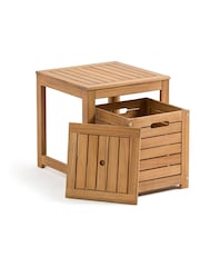 La Redoute Intérieurs Acacia Garden Stool and Storage Chest - Image 3 of 5