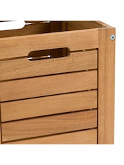 La Redoute Intérieurs Acacia Garden Stool and Storage Chest - Image 4 of 5