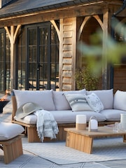 La Redoute Intérieurs Acacia Brut Garden Coffee Table - Image 1 of 5