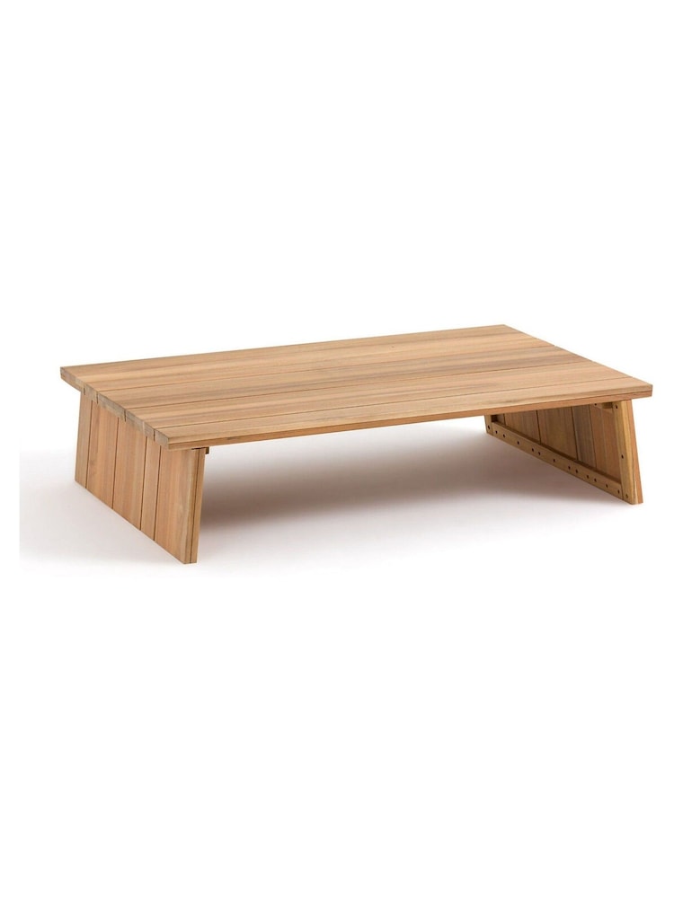 La Redoute Intérieurs Acacia Brut Garden Coffee Table - Image 2 of 5