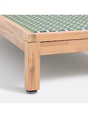 La Redoute Intérieurs Multicolour Briana Sun Lounger in Acacia and Woven Resin - Image 5 of 6