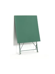La Redoute Intérieurs Green Eucalyptus Ozevan Square Folding Metal Garden Table - Image 2 of 3