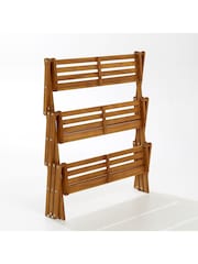 La Redoute Intérieurs Acacia 3-Level Folding Garden Shelves - Image 3 of 5