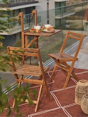 La Redoute Intérieurs Acacia Alata Hanging Balcony Table - Image 1 of 6
