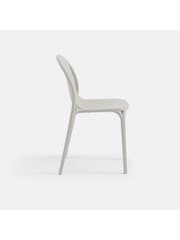 La Redoute Intérieurs Set of 2 Pebble Polypropylene Brooklyn Garden Chairs - Image 2 of 5