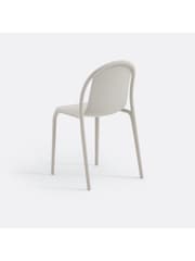 La Redoute Intérieurs Set of 2 Pebble Polypropylene Brooklyn Garden Chairs - Image 3 of 5