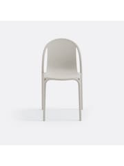 La Redoute Intérieurs Set of 2 Pebble Polypropylene Brooklyn Garden Chairs - Image 4 of 5
