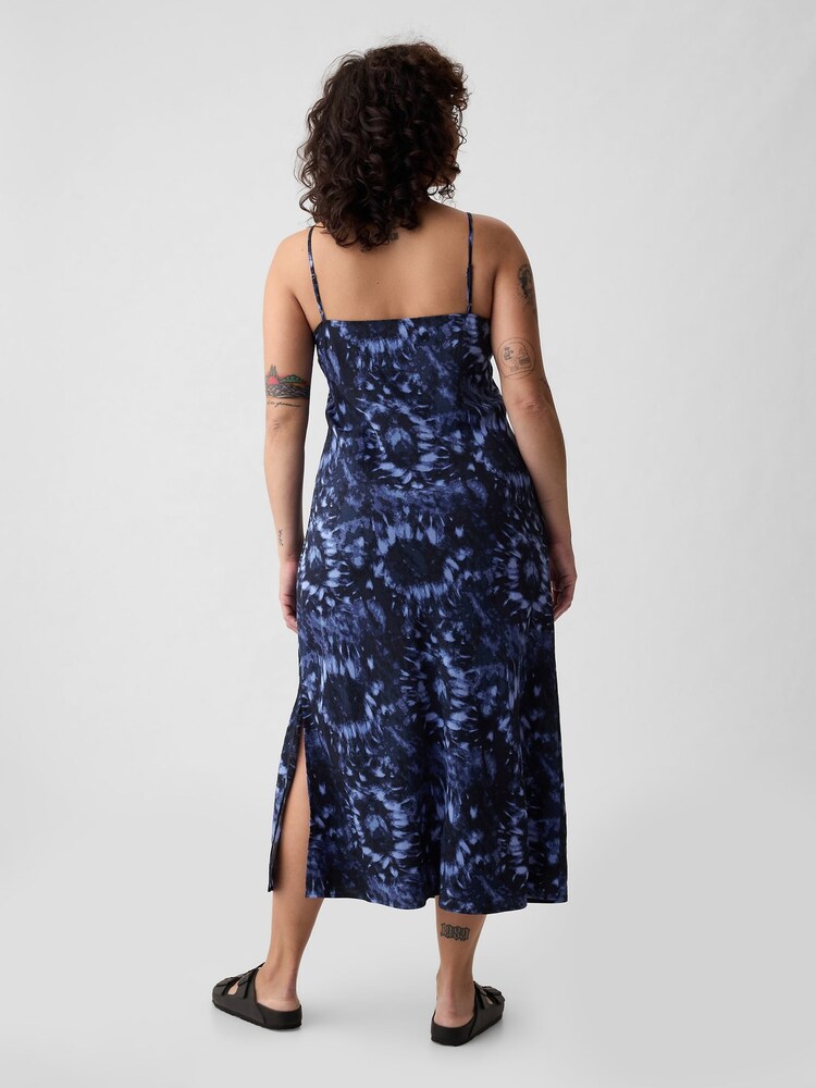 Gap Blue Slip Midi Dress - Image 5 of 5 Gap Blue Slip Midi Dress - Image 5 of 5