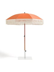 La Redoute Intérieurs Ochre Biara Fringed Parasol Garden Umbrella - Image 2 of 6