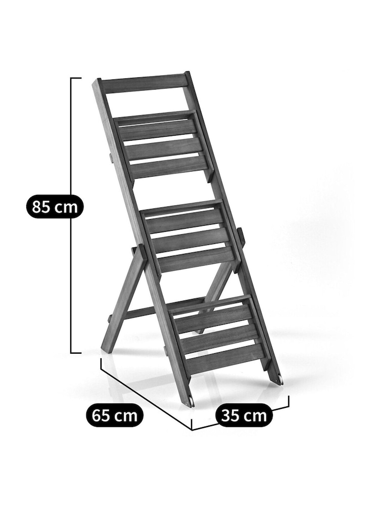 La Redoute Intérieurs Acacia Triple Garden Shelf - Image 4 of 4