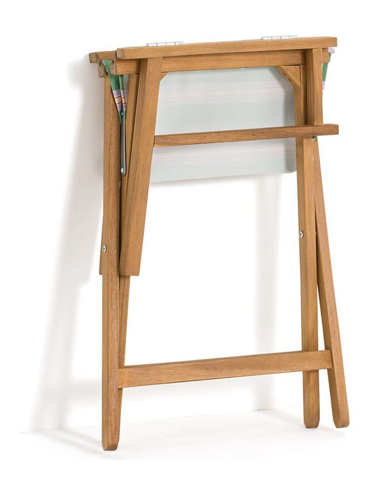 La Redoute Intérieurs Yellow Stripe Veniza Acacia & Canvas Directors Chair - Image 2 of 5 La Redoute Intérieurs Yellow Stripe Veniza Acacia & Canvas Directors Chair - Image 2 of 5