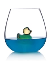 Jeray Clear and Yellow Duck in a Glass - Image 2 of 6
