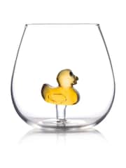 Jeray Clear and Yellow Duck in a Glass - Image 3 of 6