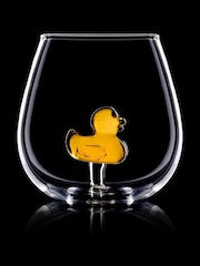 Jeray Clear and Yellow Duck in a Glass - Image 4 of 6