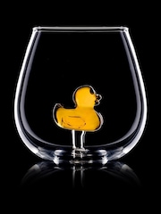 Jeray Clear and Yellow Duck in a Glass - Image 5 of 6