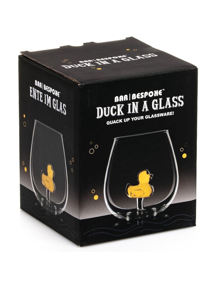 Jeray Clear and Yellow Duck in a Glass - Image 6 of 6