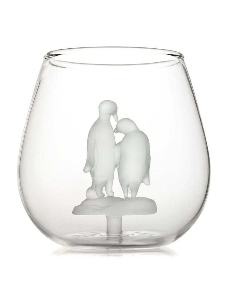 Jeray Clear Penguin in a Glass - Image 1 of 4