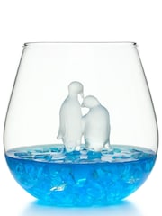 Jeray Clear Penguin in a Glass - Image 3 of 4
