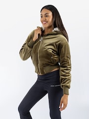 Juicy Couture Green Rydell Bomber Jacket - Image 4 of 4