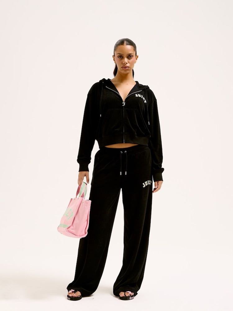 Juicy Couture Black Nala Collegiate Hoodie - Image 4 of 4