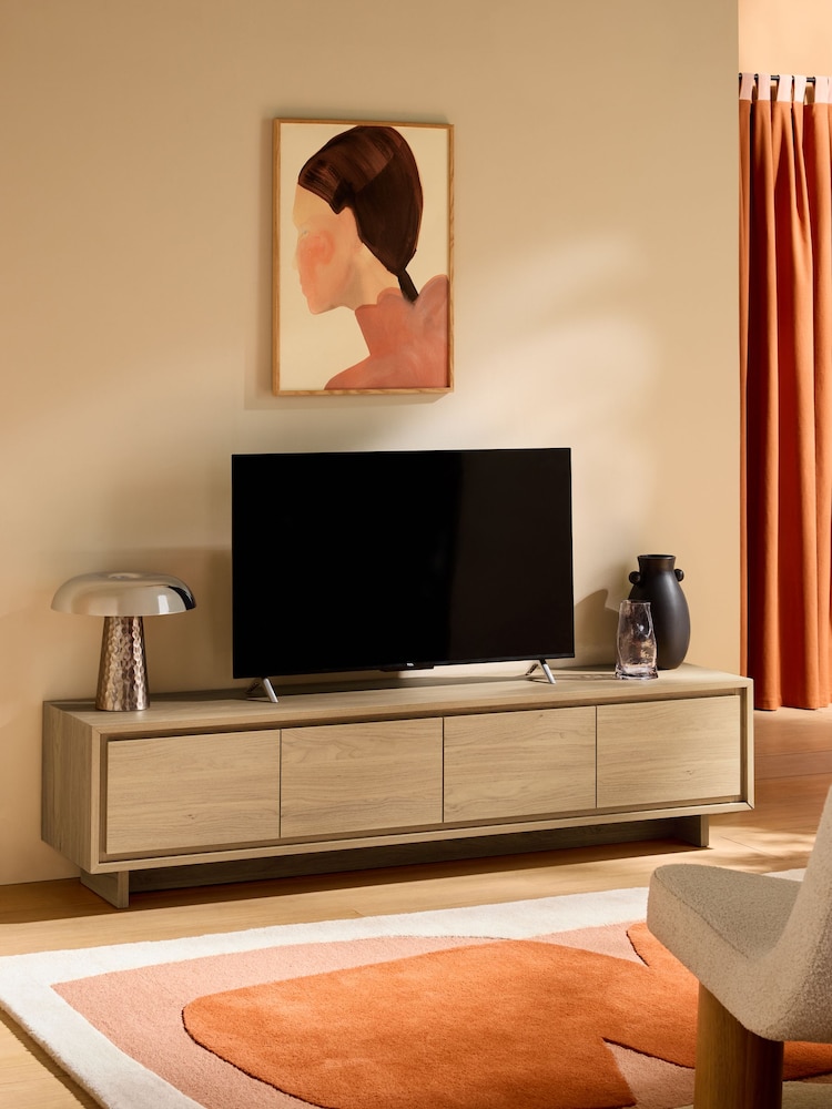 MADE.COM Oak Effect Kaci Up to 70 inch Up to 50 Inch TV Unit - Image 2 of 6 MADE.COM Oak Effect Kaci Up to 70 inch Up to 50 Inch TV Unit - Image 2 of 6