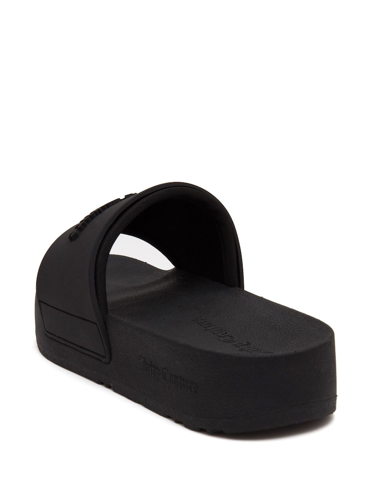 Juicy Couture Black Breanna Stacked Sliders - Image 2 of 4