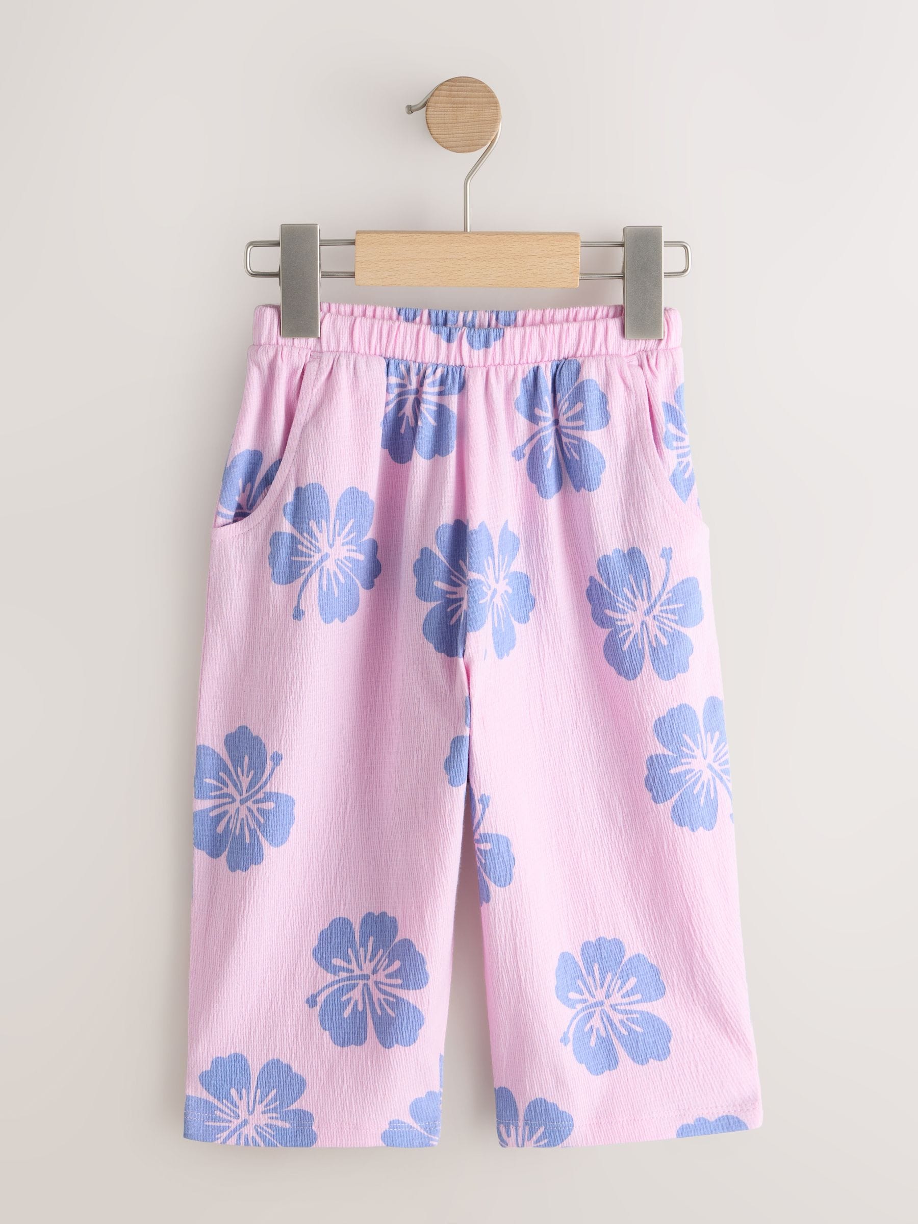Buy Lilac Purple Flower Barrel Leg Trousers (3mths-7yrs) from Next USA