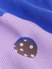 Blue Flower Rib Flare Leggings (3mths-7yrs) - Image 5 of 6