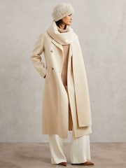 Off White - Reiss Serena Faux Fur Hat - Slika 6 iz 6