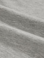 Reiss Grey Marl Blair Cotton-Blend Crew-Neck T-Shirt - Image 4 of 4