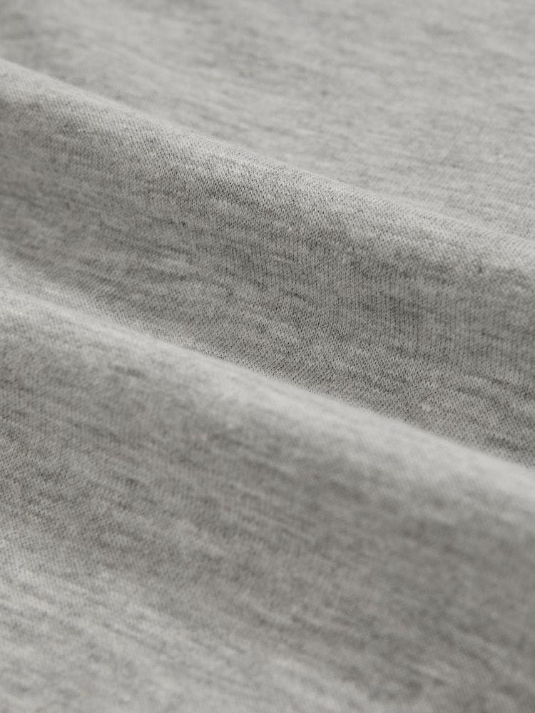 Reiss Grey Marl Blair Cotton-Blend Crew-Neck T-Shirt - Image 4 of 4