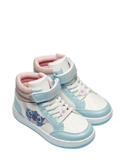 Character White Disney Lilo and Stitch High Top Trainers - Image 1 of 5