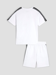 River Island White Boys Taped T-Shirt Set - Image 2 of 5