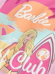 Pink Barbie Short Sleeve T-Shirt and Cycle Shorts Set (3mths-7yrs) - Image 7 of 8