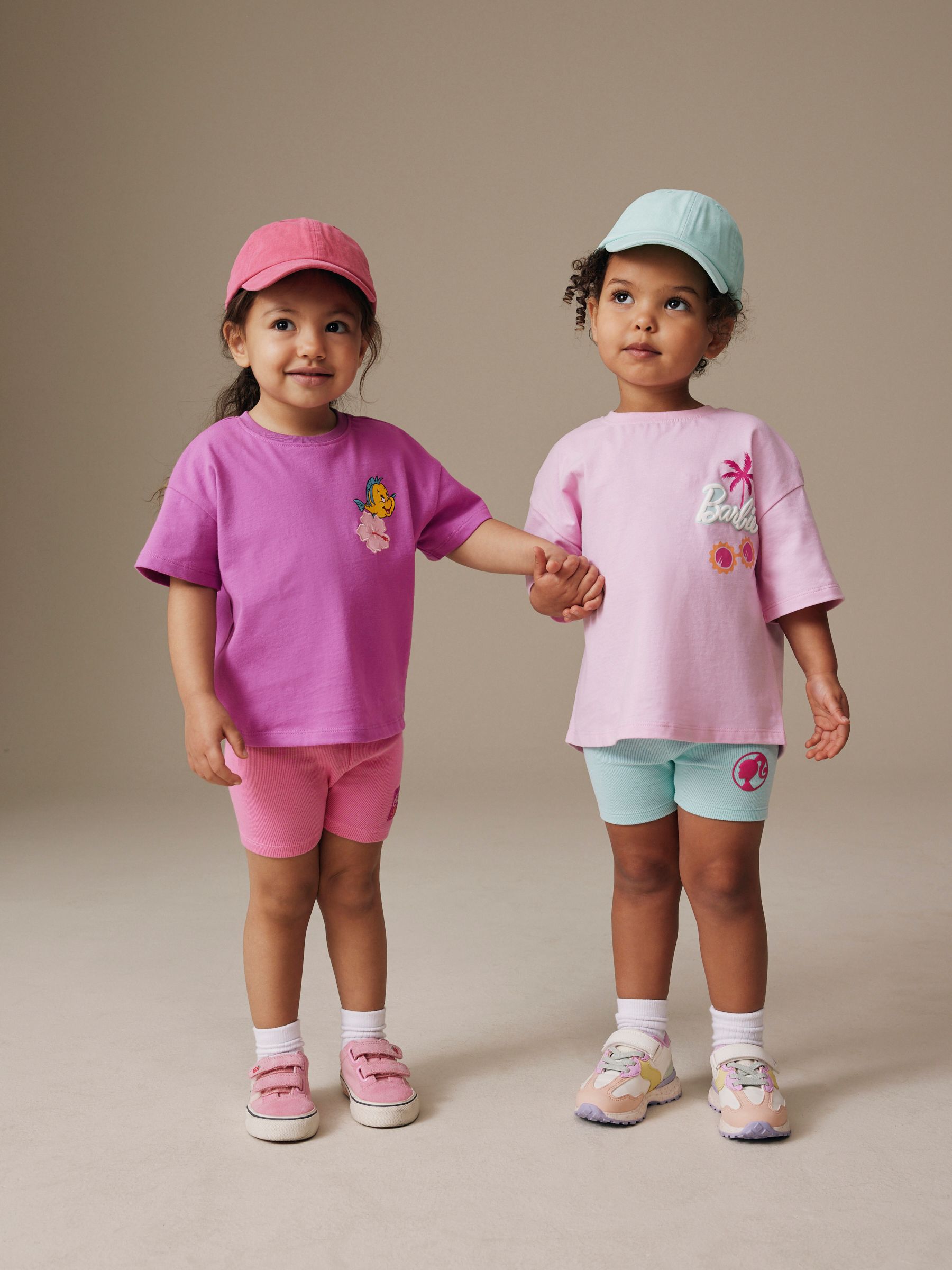 Next：日本 パープル - Disney リトルマーメイド 半袖Tシャツ＆リブ