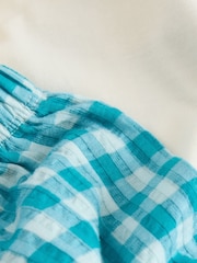 أبيض بيج فاتح - طقم بلوزة بأكمام قصيرة وشورت بطبعة Minnie و Mickey من Disney (3أشهر-7سنوات) - صورة 11 من 13