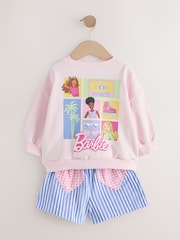 Pink Barbie Shorts Set (3mths-7yrs) - Image 6 of 9