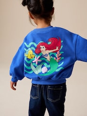 أزرق كوبالت - The Little Mermaid Crew Neck Sweatshirt (3mths-7yrs) - صورة 1 من 8