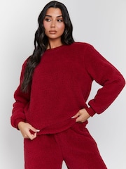 Loungeable Red Borg Jumper & Wide Leg Trousers Lounge Set - Image 3 of 5