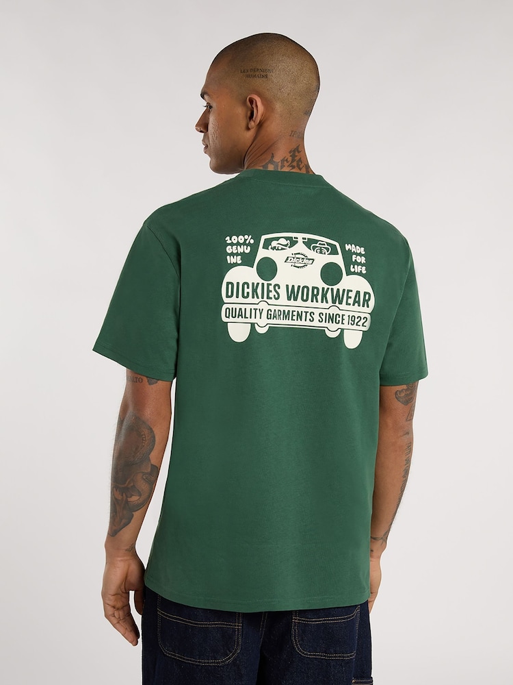 Dickies Green Gordonsville T-Shirt - Image 2 of 9